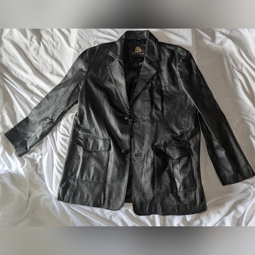 Street Leathers Men's 100% Leather Coat Size‎ 2x